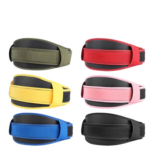 Adjustable Weightlifting Neoprene Leather Belt  Fitness Waist Trainer Belts Deadlifting Power Lifting Lever Belt
