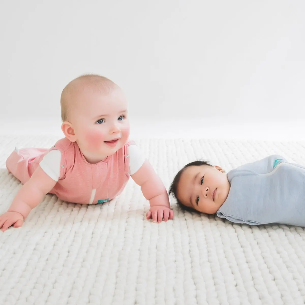 wholesale muslin premature jersey cotton zipper white baby sleeping bags