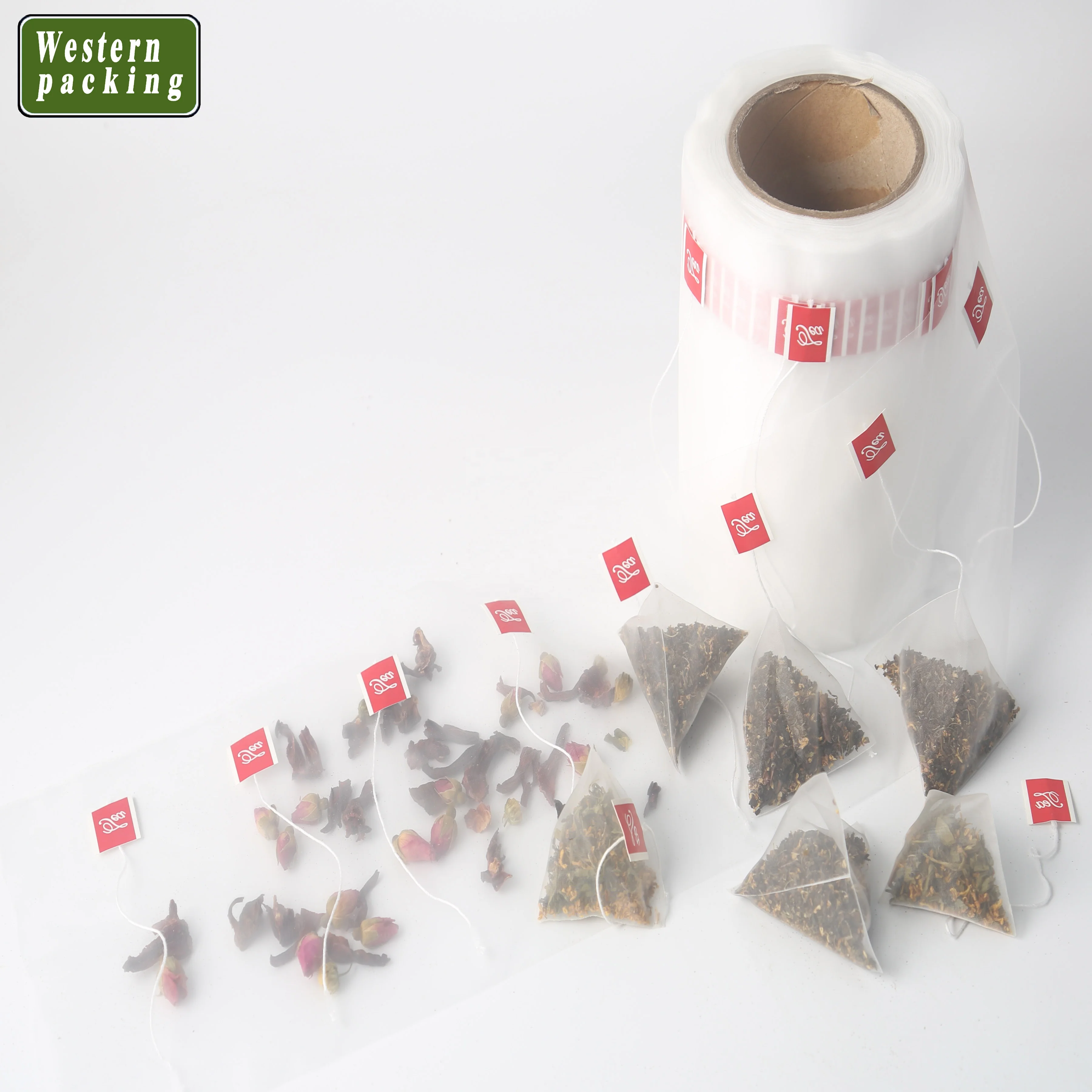 PLA Empty biodegradable pyramid tea bags