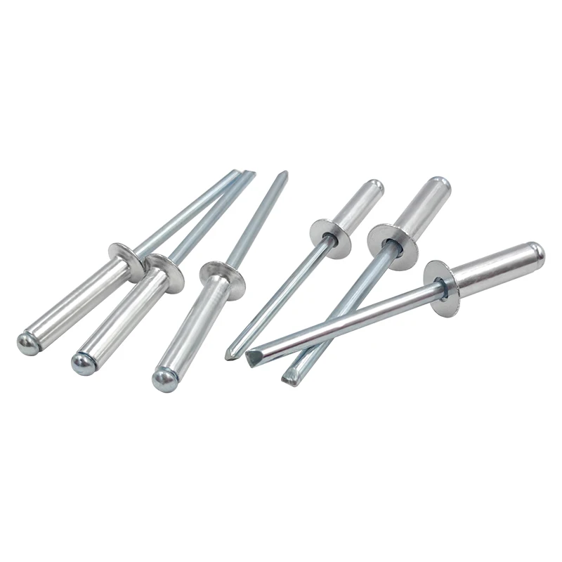 Open End Blind Rivets With Break Pull Mandrel And Countersunk Head Aluminum/Iron High Quality GB12617