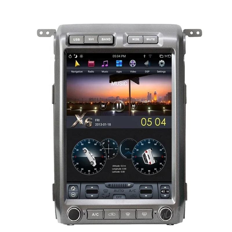  Экран Tesla Android PX6 для Ford Raptor F150 2009 - 2014 автомобильный мультимедийный плеер стерео радио GPS Navi головное устройство