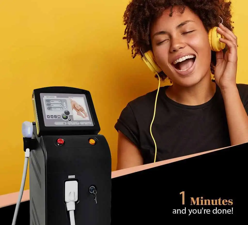 Laser 1200W 755 808 1064 diode lazer beauty hair removal machine professional lazer hair removal equipment price