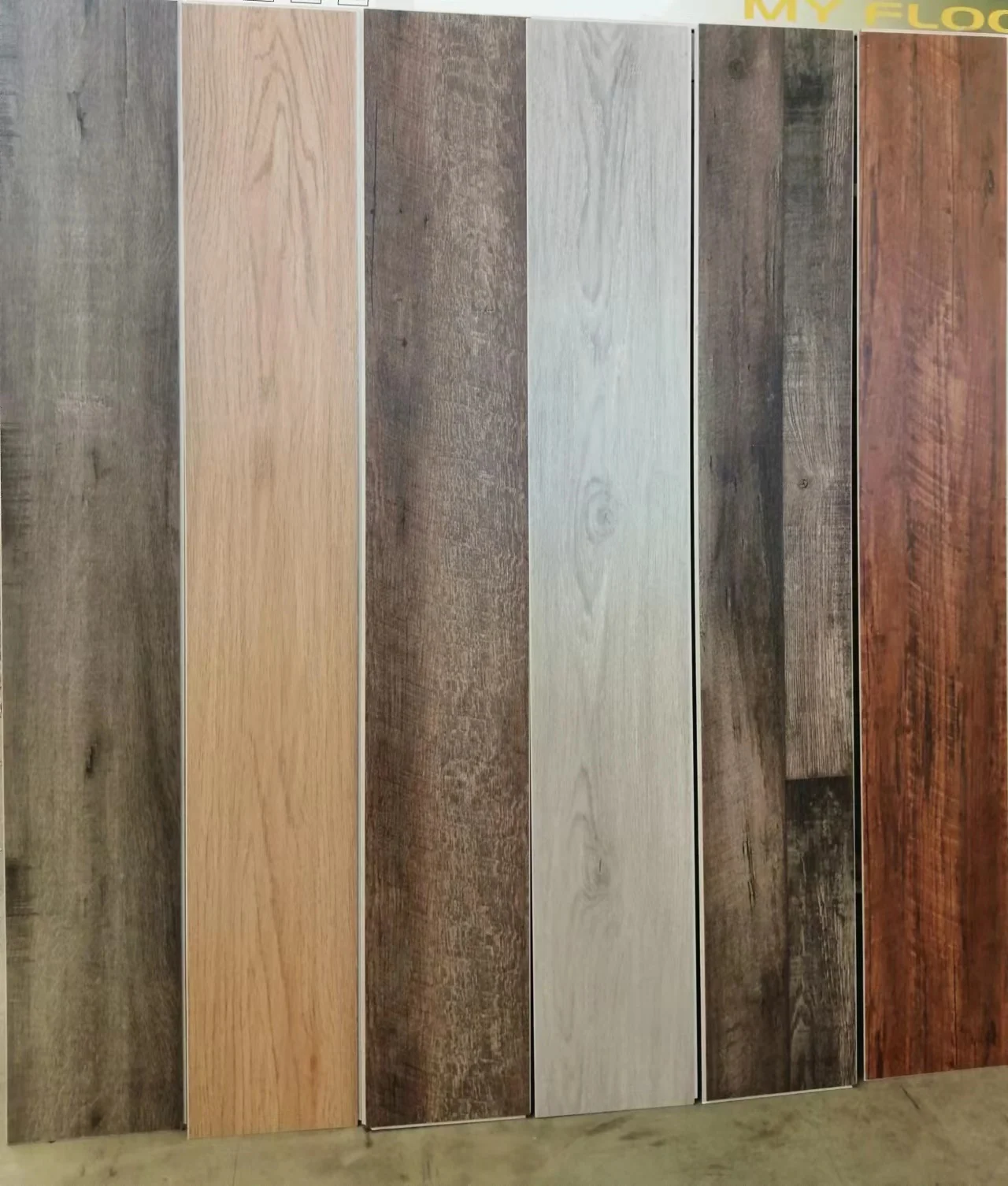 Wholesale Customized  Waterproof  Laminate Flooring  Hot Sell High Gross V-groove Laminate Flooring for Home office