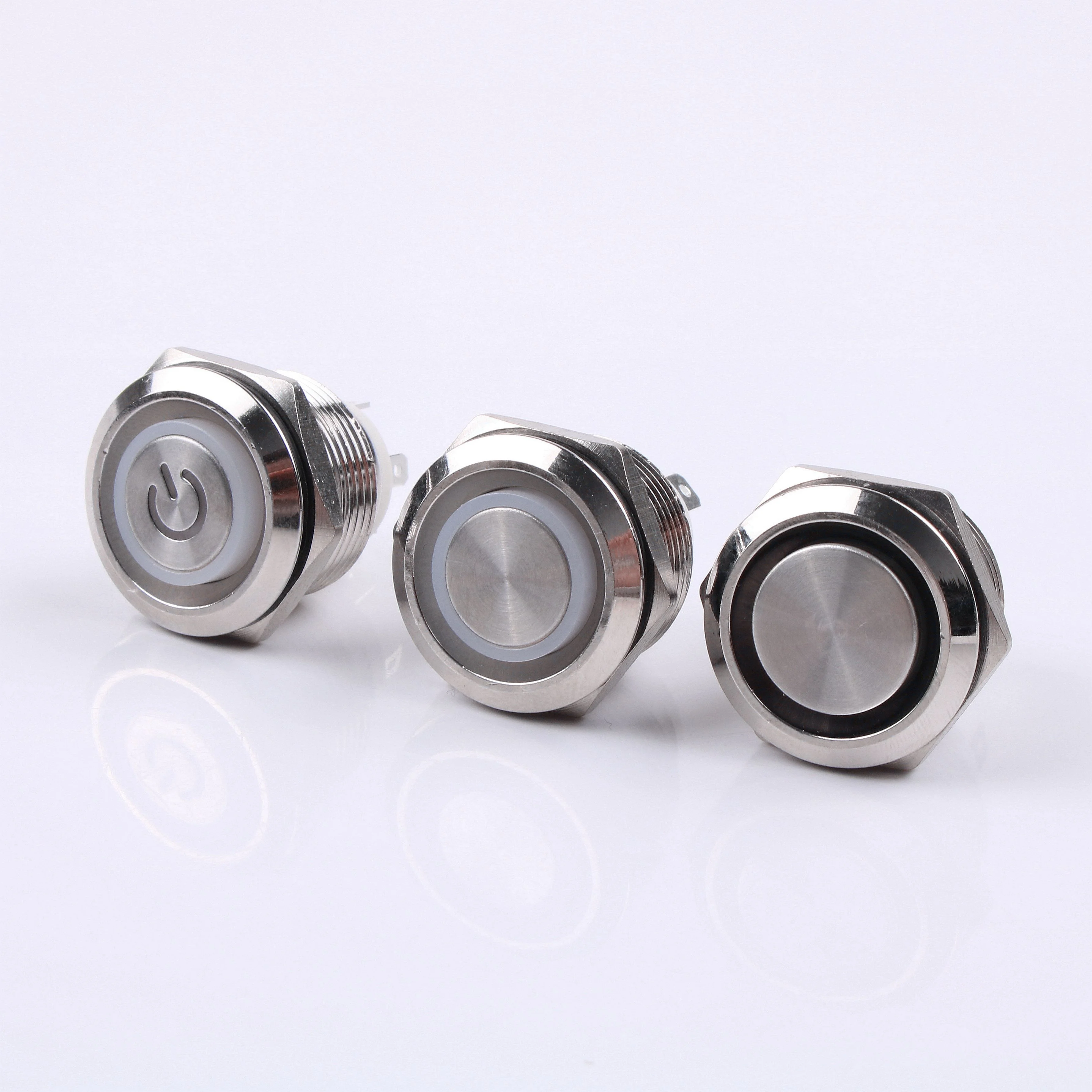 19mm metal push button switch 6A high current short Latching point modified miniature waterproof button