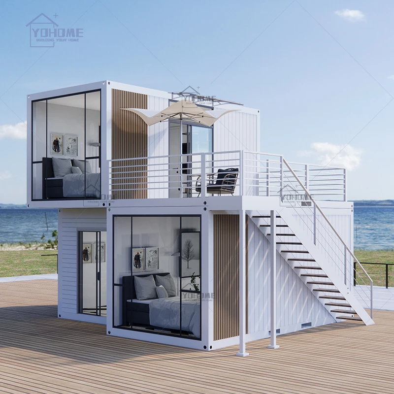 Puerto rico luxury 3 bedroom resort hotel prefab office home diy tiny house loft kit flat pack prefab container house for sale