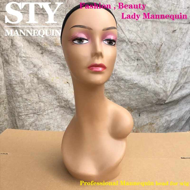 dummy mannequin head shoulders display mannequin head make up mannequin for hair