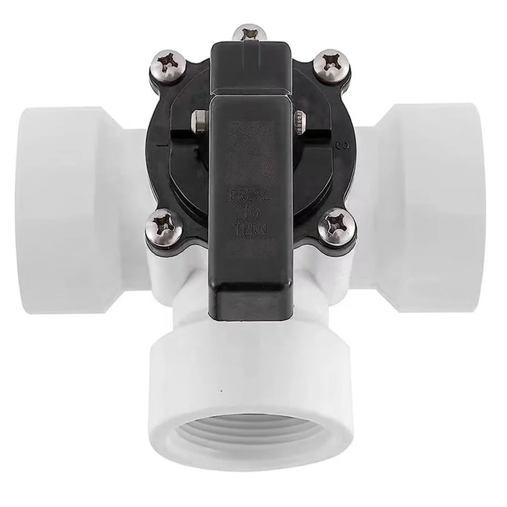 Swimming Pool 3 Way  Diverter Valve Kit 1.25 inch or 1.5inch Female Universal COmbination Hose Combo Adapter Parts