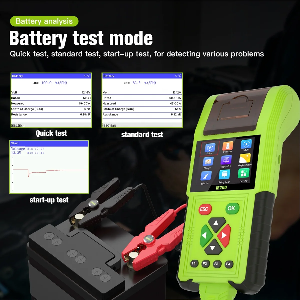 JDiag M200 motorcycle scanner PK mst 3000 full version with Relay testing scanner motorcycle universal diagnostic tool