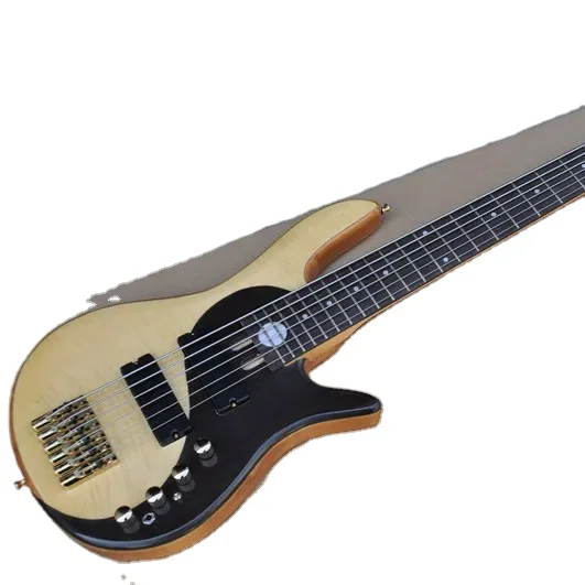 Stock 6 string yin yang bass guitar