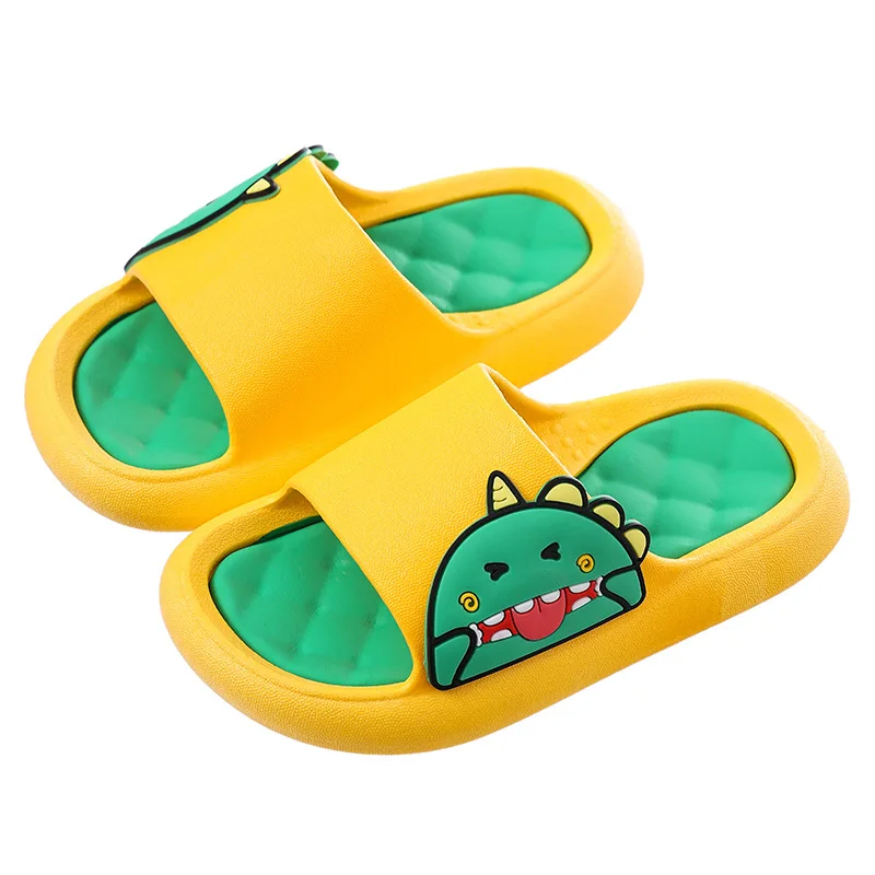 Factory wholesale bathroom swimming pool slippers Dinosaur Custom animal cartoons sandals for children