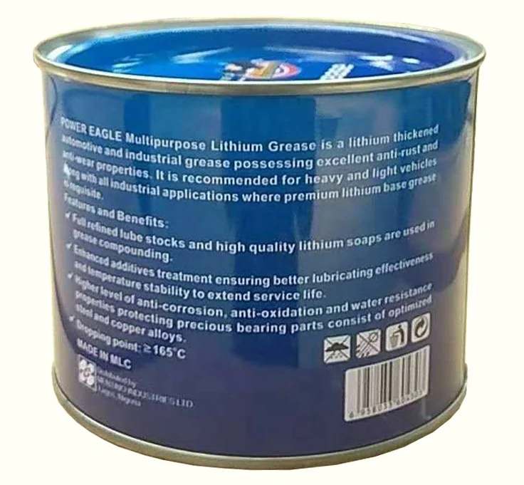 454G Mp3 Lithium Soap Based Grease Iron Can