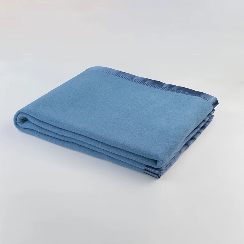 HengTai New Design 500gsm 30%wool 70%Polyester Blanket Heavy 150*200cm Wool Blankets Woven Throw Blanket For Winter