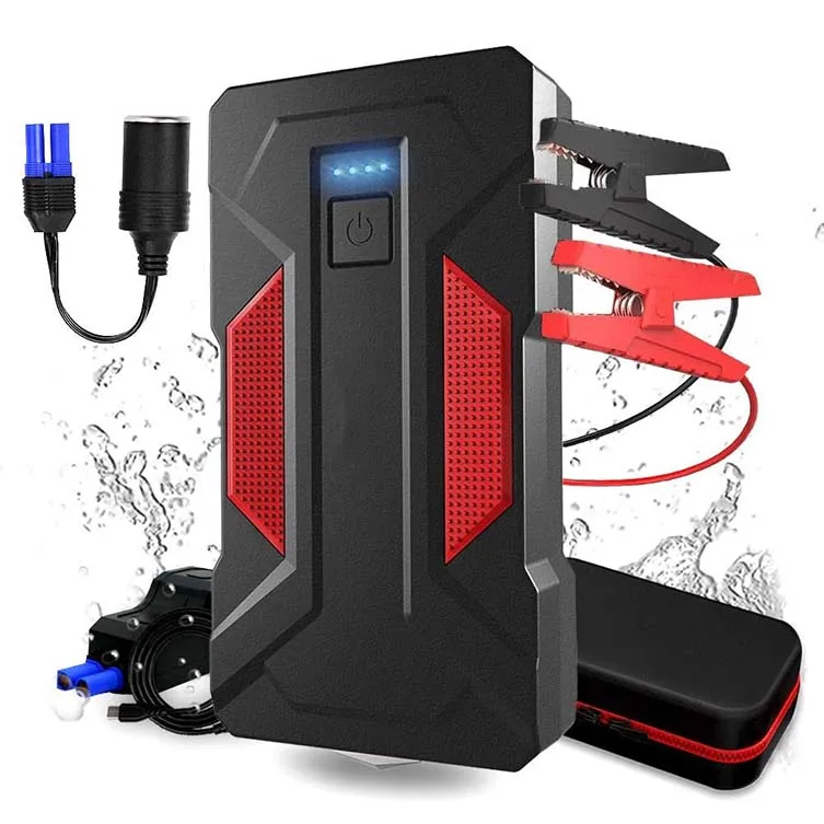 2000 Amp 12-Volt Lithium Jump Starter Box Car Battery Booster Pack Portable Power Bank Charger With Jumper Cables