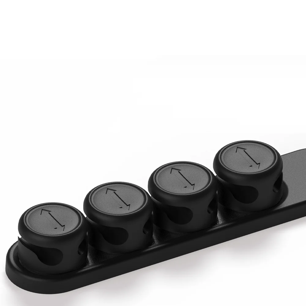 Tpe Plastic Flex Cable Guide Holder Phone Cable Holder Table Organizer Cable Management