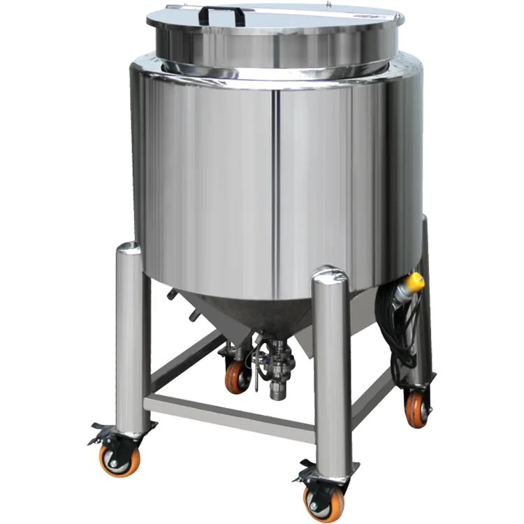  Top quality mobile sealed storage tank open heating cosmetic