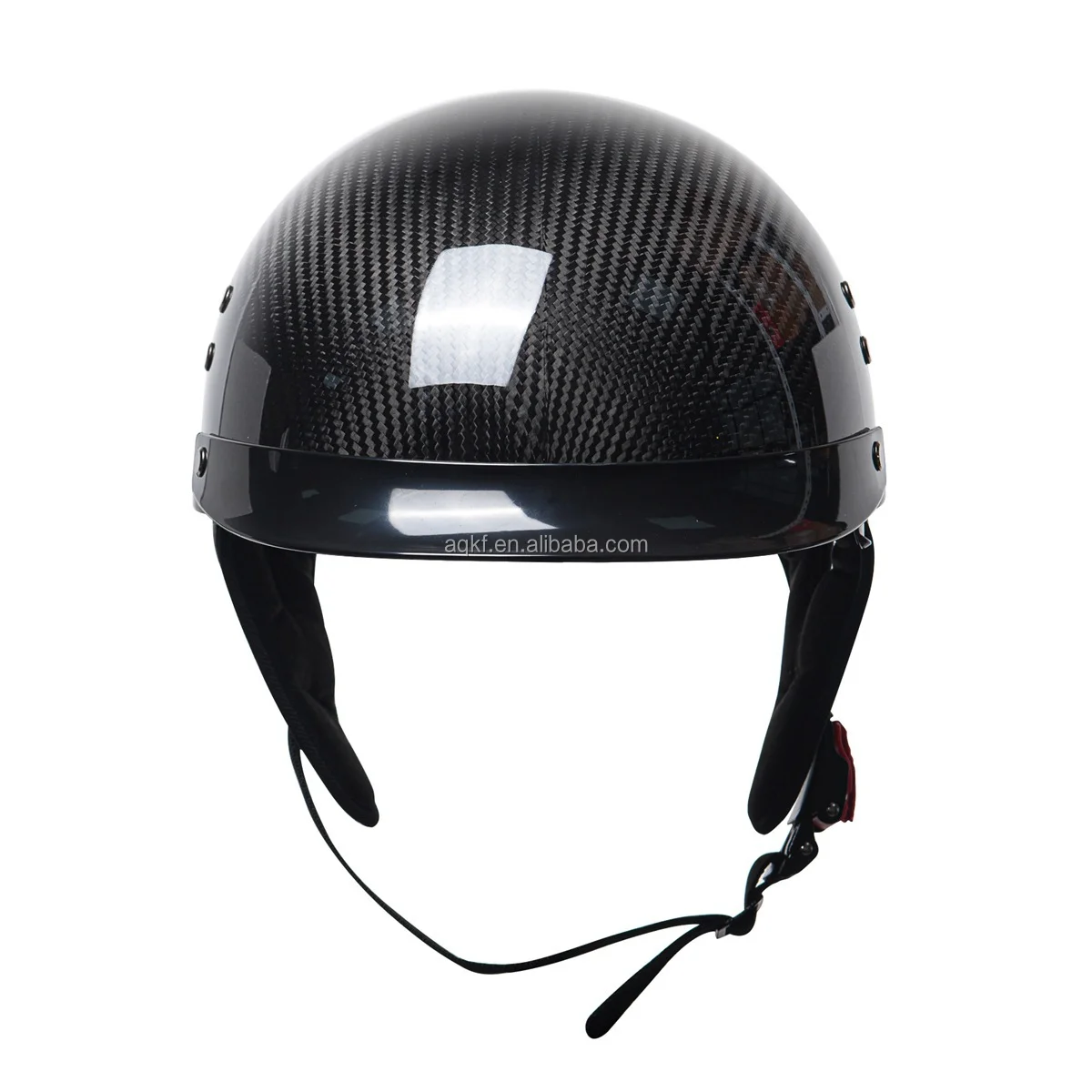 Carbon fiber retro motorcycle helmet, 1/2 helmet. Motorcycle, bicycle riding helmet.