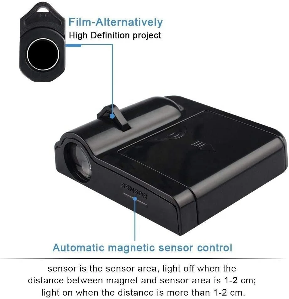 Top 1 Wireless Auto Car Welcome  LED Door Light with custom logo Car door Logo Projector Light for Car  Accessories