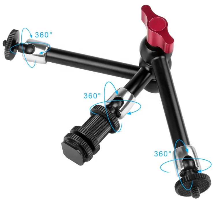 11 inch SLR camera gimbal three sections Magic Professional Articulating Arm for DV Monitor and LED lights