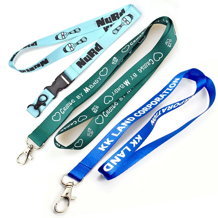 Wholesale Custom Polyester Strap Lanyard  Printed Logo Neck Airbus Lanyards For Mobile Phone