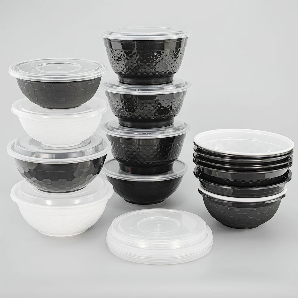 New arrivals eco-friendly food storage to go container ramen pp packaged plastic disposable soup bowl
