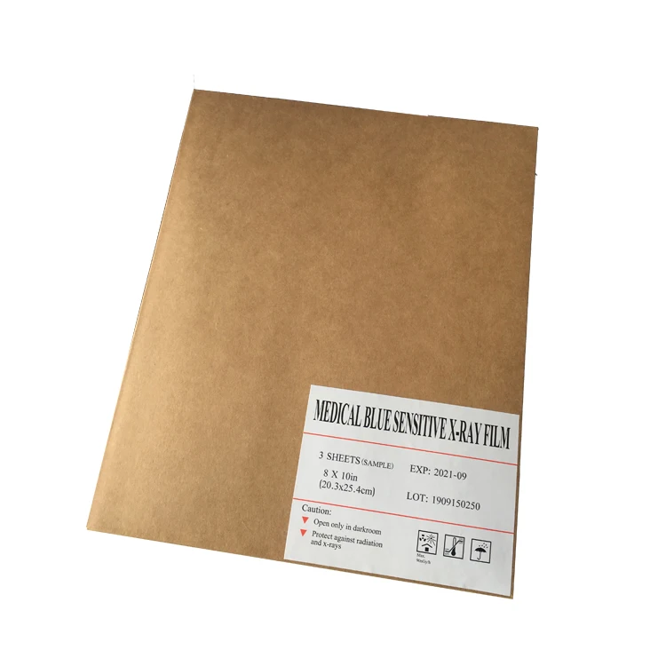 280mic waterproof digital printing blue x-ray inkjet medical film for radiology imaging