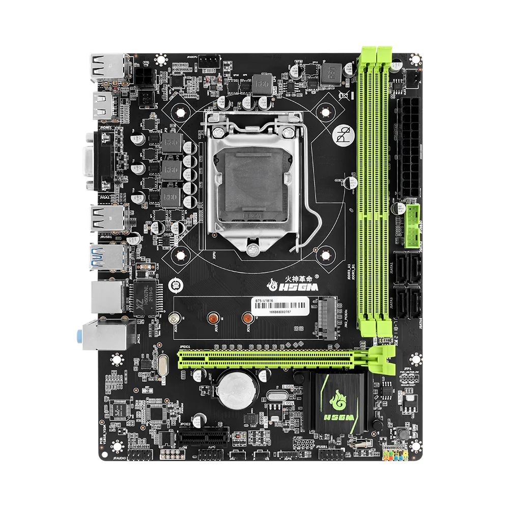 HSGM motherboard computer In-tel H61-V1816 chipset desktop motherboard support dual channel DDR3
