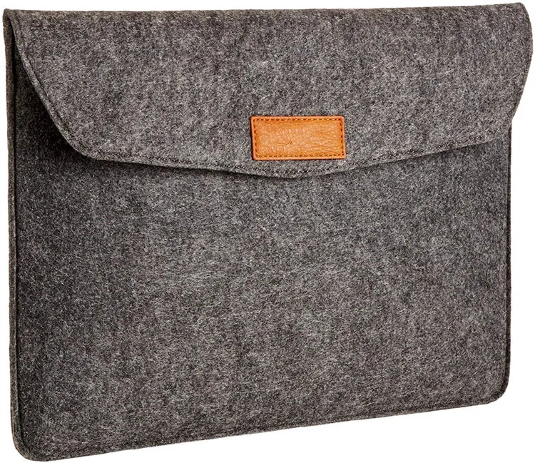 
OEM available hot selling 11 13 15.4 inch felt laptop bag sleeve computer case 