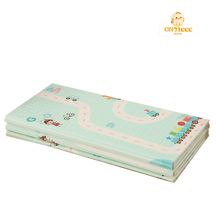 Детский коврик для ползания, Детская игра XPE, двухсторонний Складной Игровой Коврик