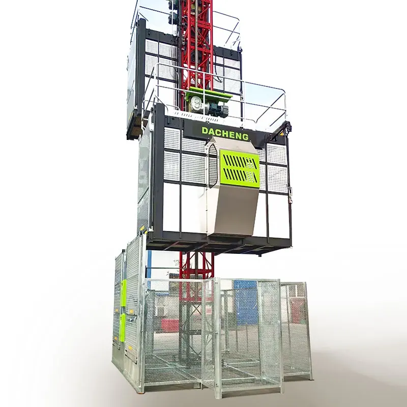 2Ton Double cage SC200/200 Construction Hoist Construction Lifter