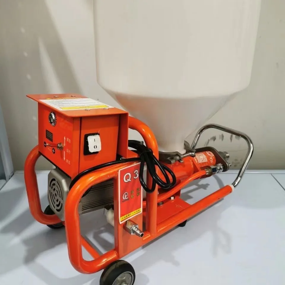 Industrial Grade Real Stone Paint Spraying Machine Fireproof Material Fireproof Mortar Stone Paint Spraying Machine,textured