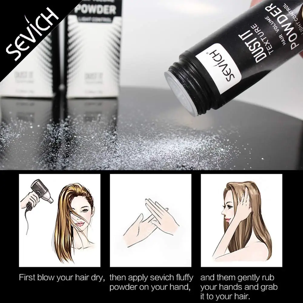 Hot Selling Private Label Instant Texture powder hair styling powder Volumizing Wax Powder For Men