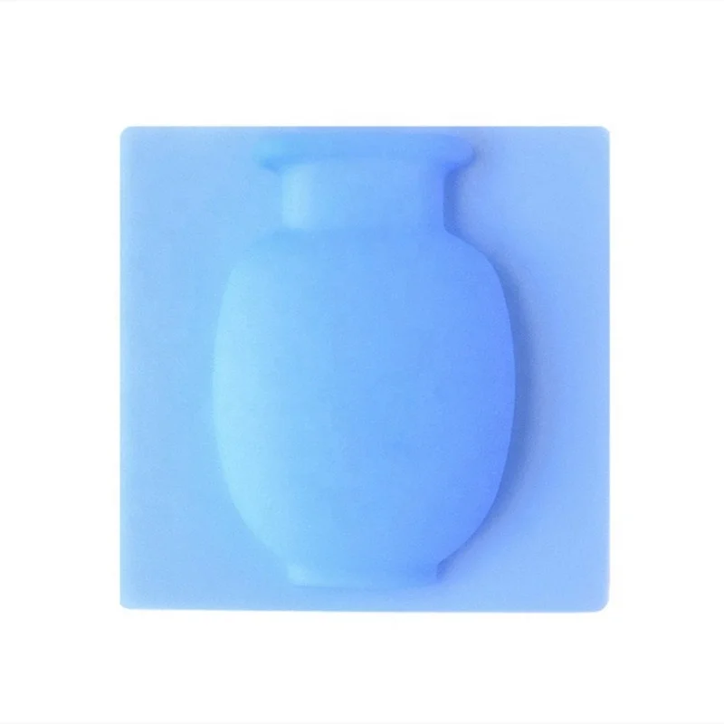 Durable Jardiniere Exterieur Wall Sticky Vases Decor Reusable Blue Plastic Flower Pots & Planters