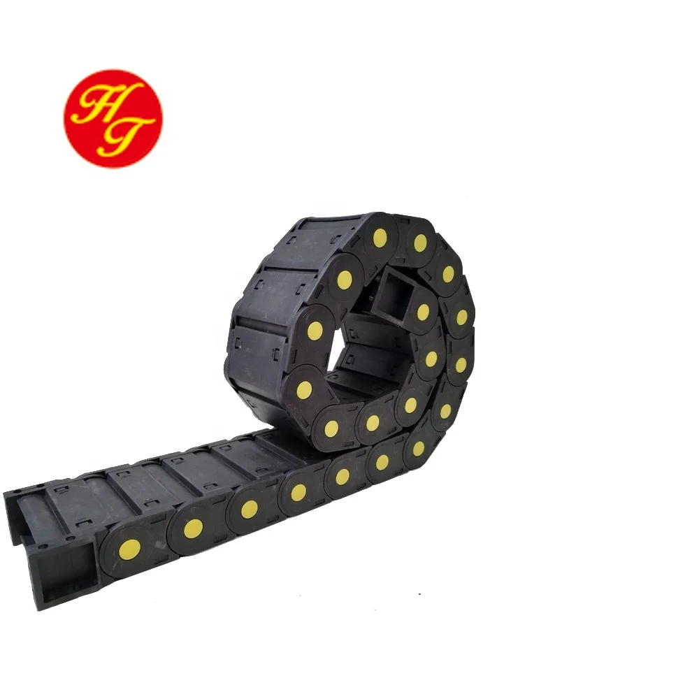 Plastic transmission chain flexible cable tray cable carrier chain for CNC machine