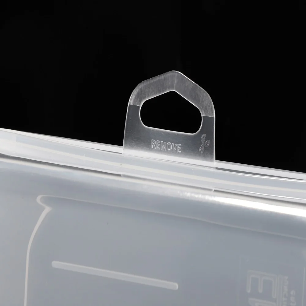 Wholesale plastic multi-compartment fishing tackle storage box portable transparent fishing tackle box