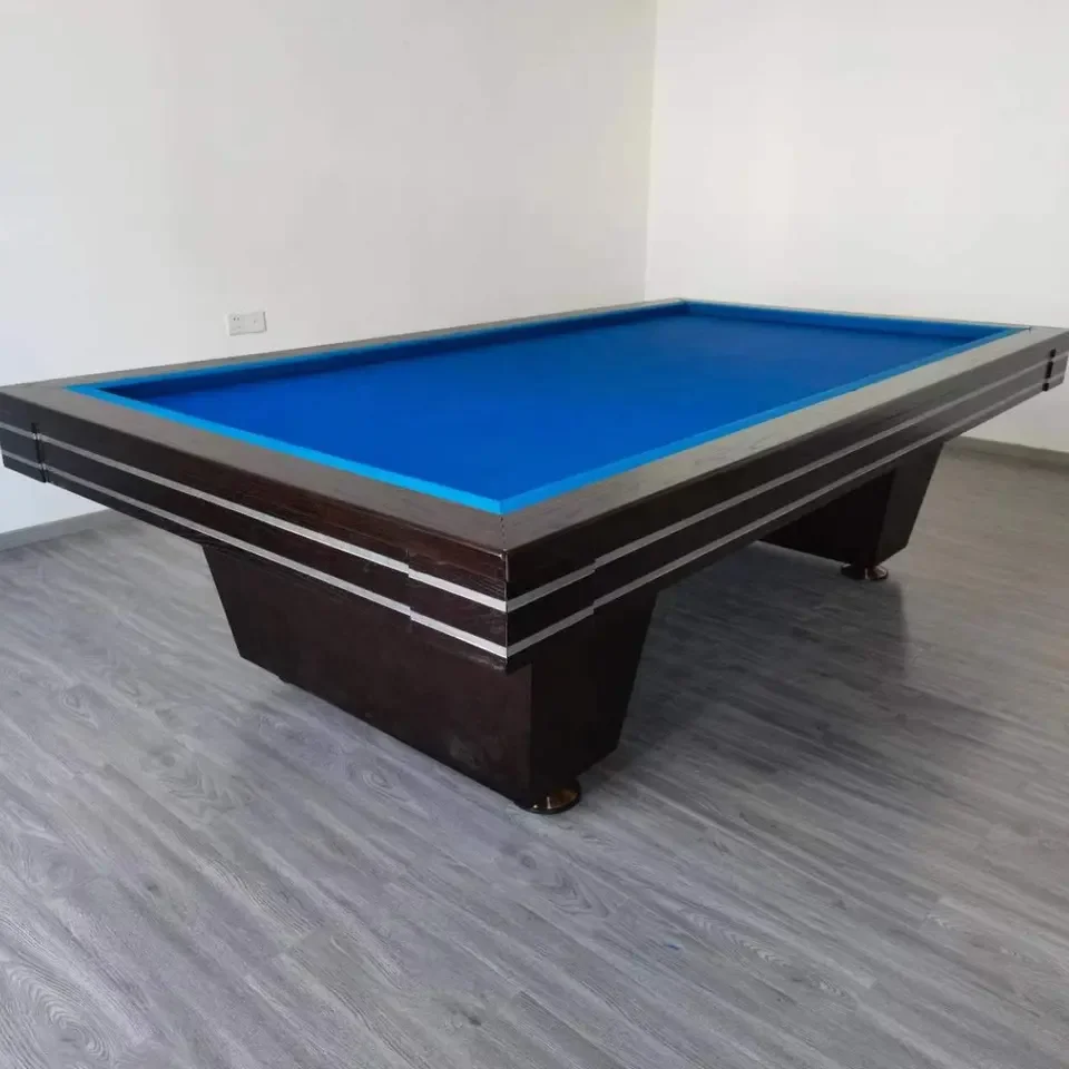 Modern design cheap price high quality slates bed rubber cushion 4 ball billiards table korea carom pool table 9 ft 10 ft