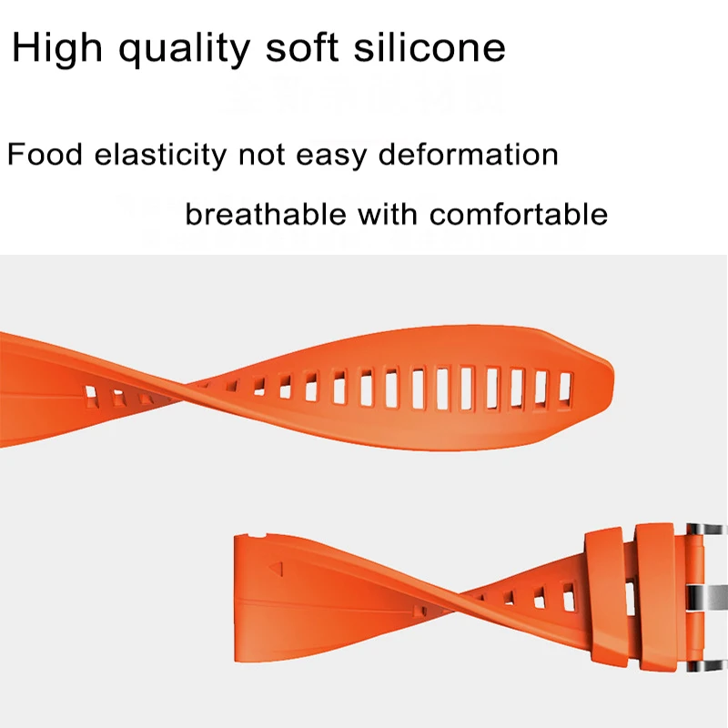 BOORUI 2021 new design 26mm band for garmin for fenix strap silicone replacement watchbands for fenix 3x 5x 6x pro