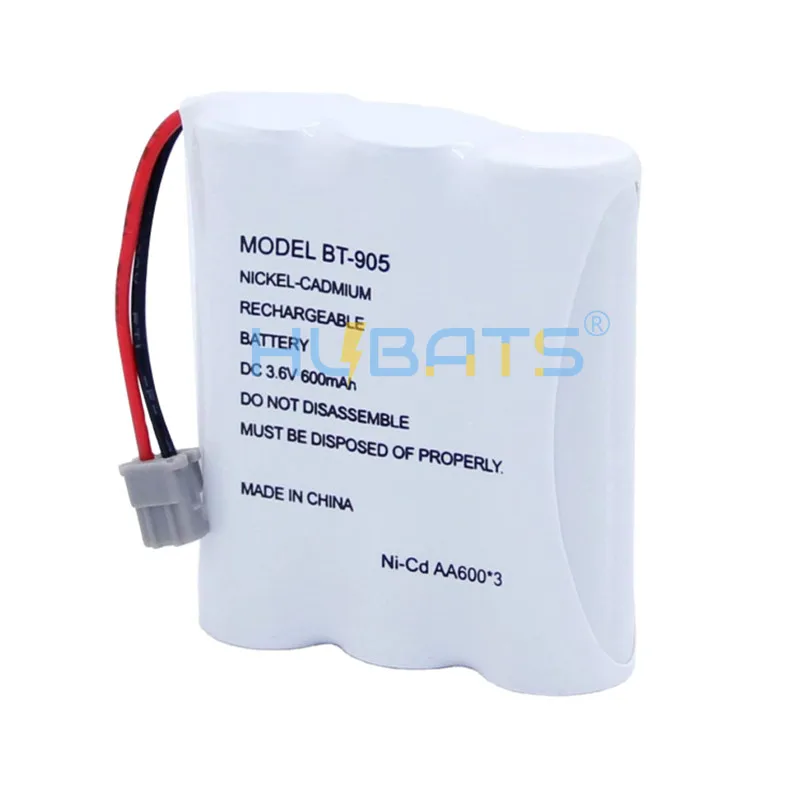 Аккумулятор Hubats NiCd AA 3 6 V 600mAh сменный аккумулятор совместимый с BT-905 BT800 BT-1006