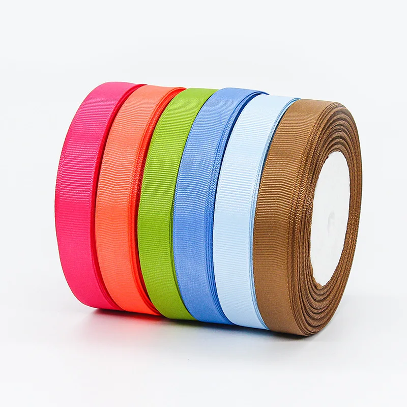 Eco Friendly Gross Grain 1/2 inch Grosgrain Ribbon Rolls 25 yards