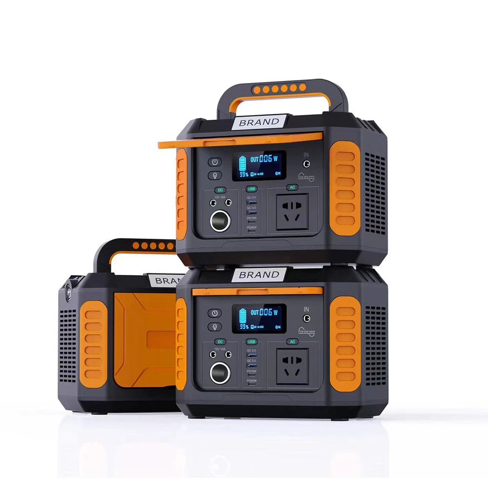 Newest Power bank 134400Mah 500W portable power station generator with solar panel supply 1000W