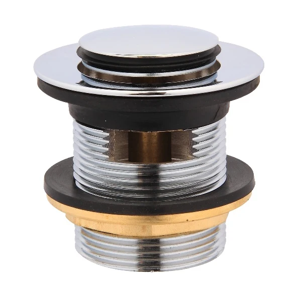 Durable brass Chrome pop up waste bathtub drainer for bathroom accessory