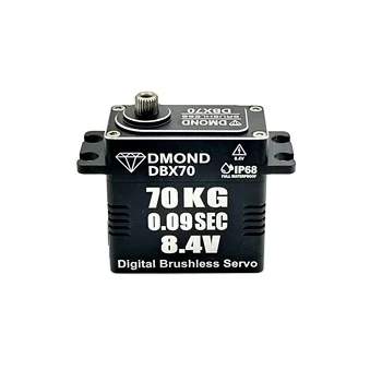 DMOND DBX70 70KG 0.09sec 8.4V Brushless IP68 Waterproof heavy duty servo stainless gear 1/10 1/8 RC truck crawler AK70