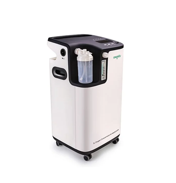Owgels Medical 5L/M Purity 96% Electric Oxygen Generator with wheel Germany Technology Compressor ISO CE