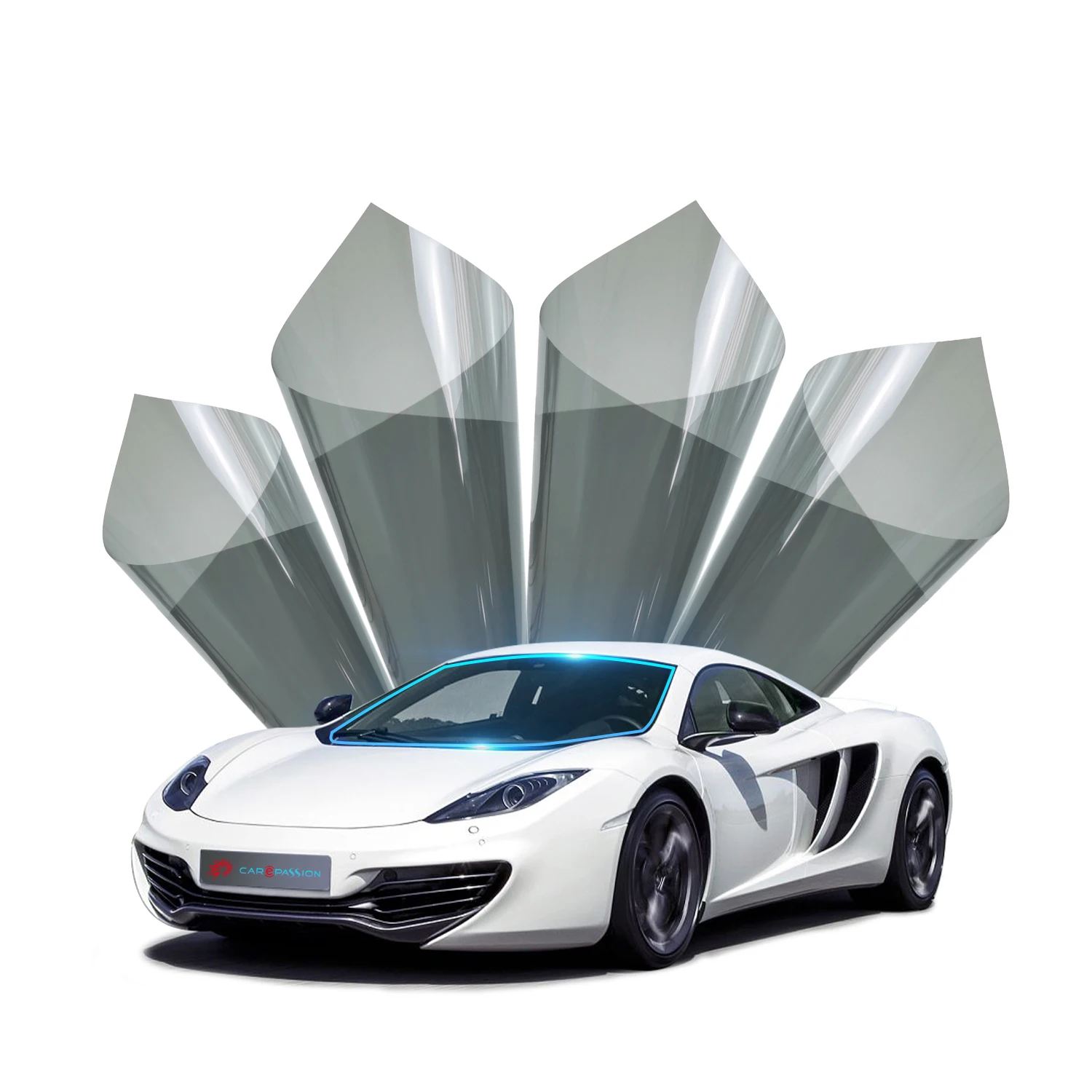 Антибликовая Защитная термостойкая нано-керамическая пленка для стекла автомобиля высокого