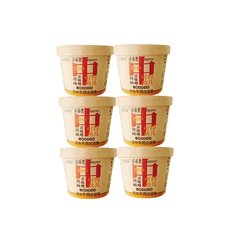 Online shop hot sale environmentally friendly cup instant noodle with soupe
