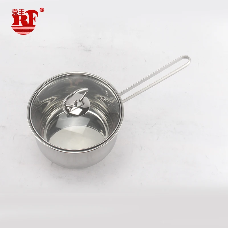 12pcs Stainless Steel Cooking pot set Stainless Steel Cutlery Set with Pan Stainless Steel Wire Shape Handle Glass Lid