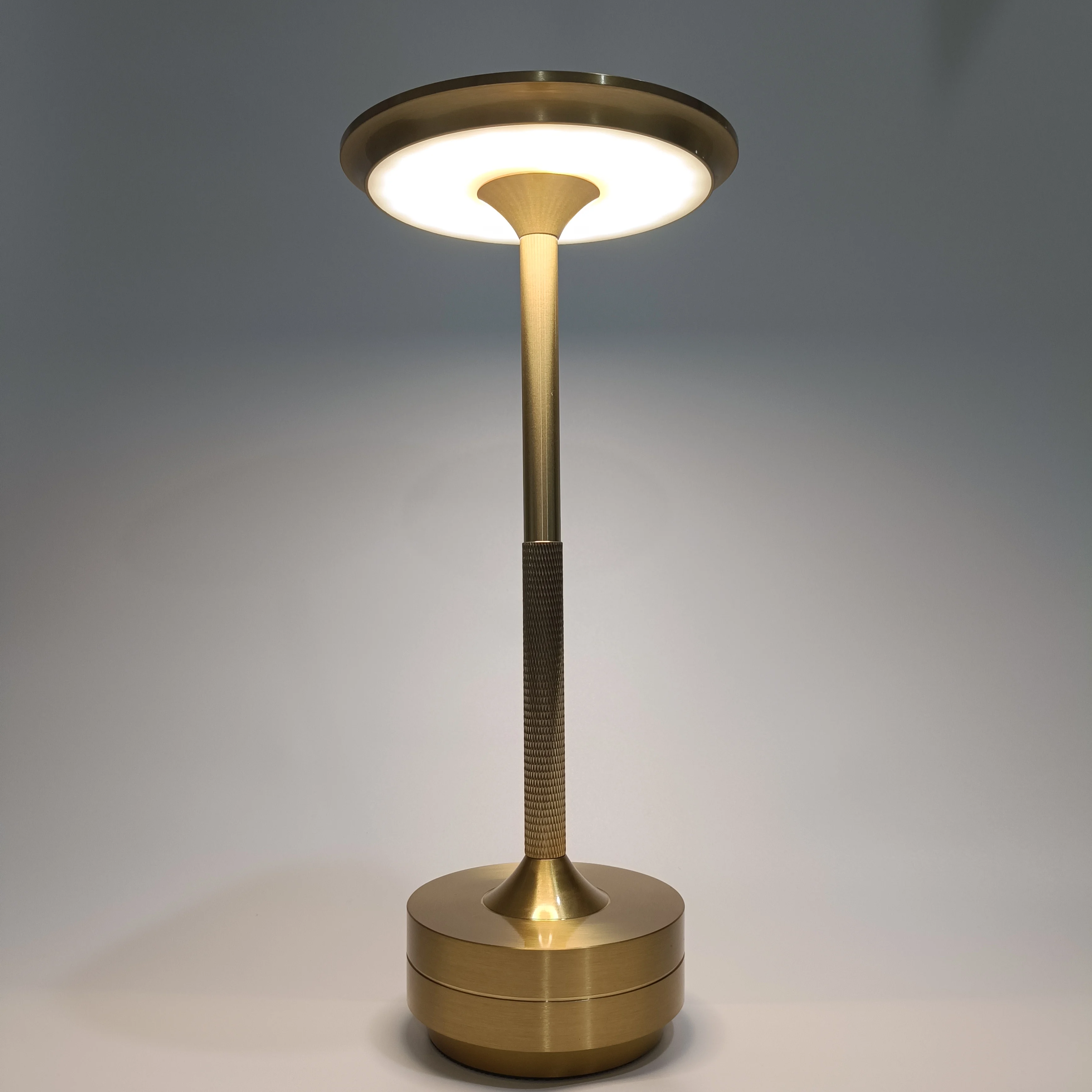 Rechargeable LED table lamp 2600mAh battery reading lamp removable USB touch   dimming desk light