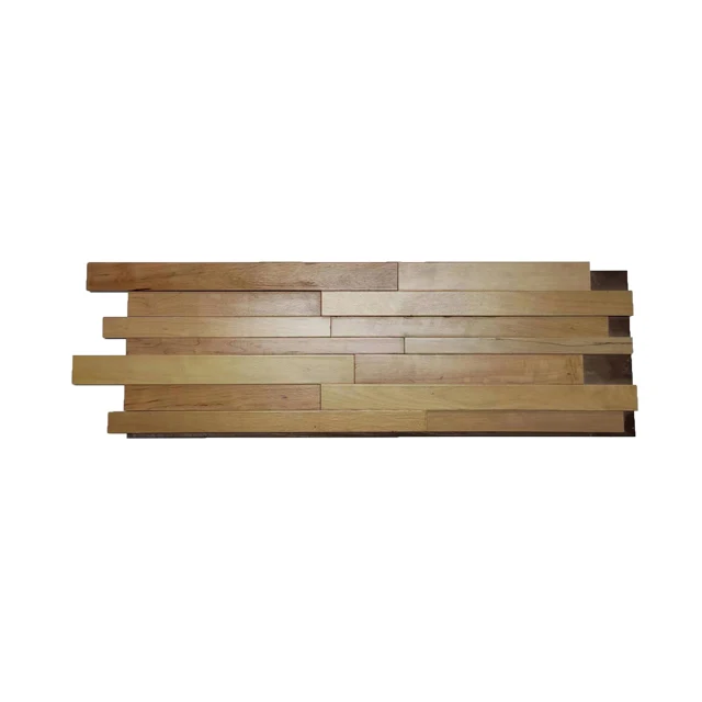 KASARO Decorated Indoor Solid Wood 3D American Walnut Wall Panel 3d Solid Wood Wall Panel