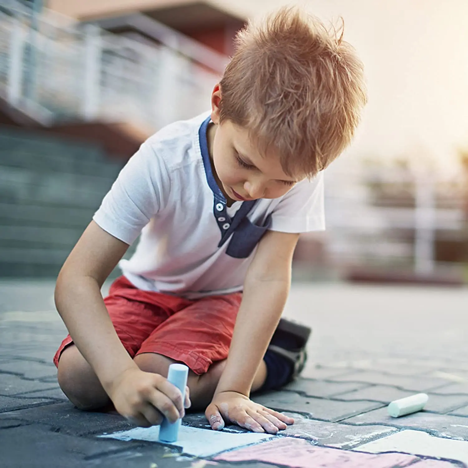 Factory Wholesale Bulk Cheap Colorful Jumbo Sidewalk Chalk on Chalkboard Outdoor Playground Wall Art