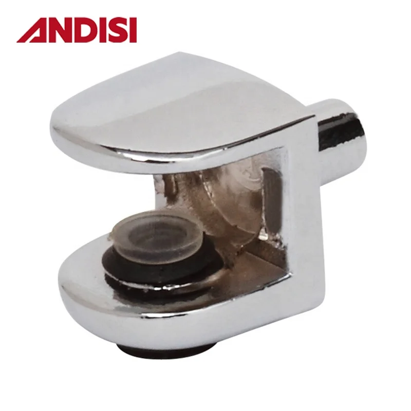 Semi-Circular zinc alloy board support shelf supporting pins small wall mount glass shelf bracket for shelf