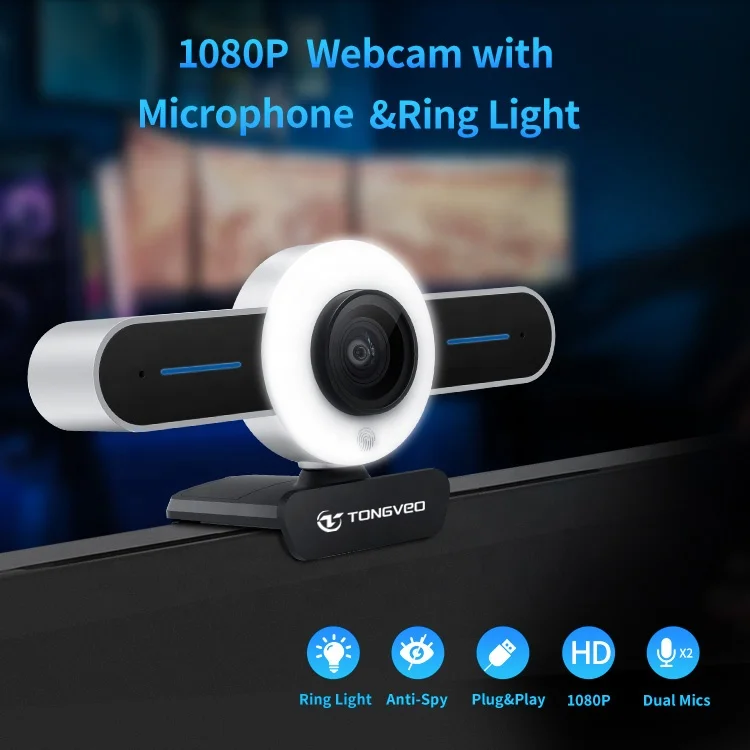 USB Webcam 1080P HD PC Web cam With Microphone Autofocus for PC Full HD Web Camera